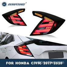 HCMOTIONZ 2017-2020 Honda Civic الخلفية الخلفية مصابيح